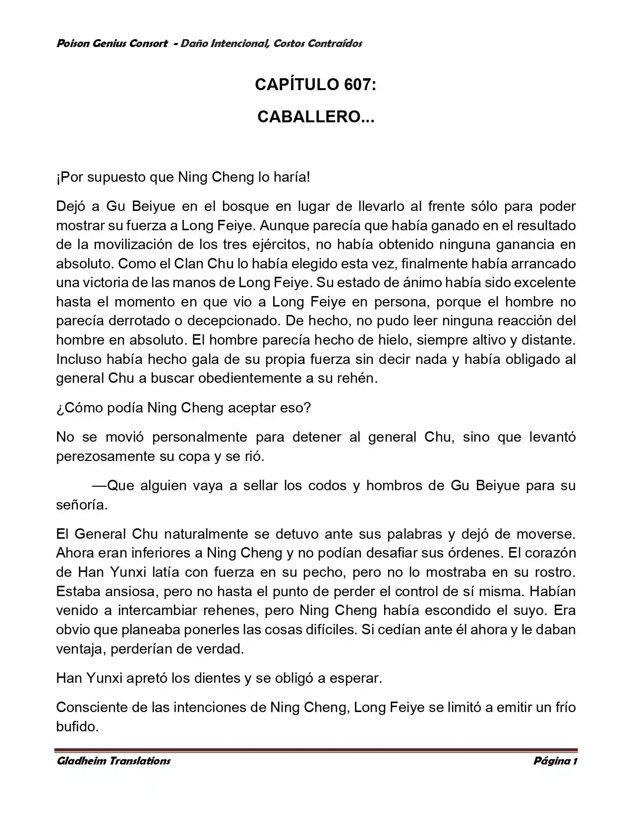 Poison Genious Consort (Novela) - Capítulo 375 - Página 1 - LectorTMOo