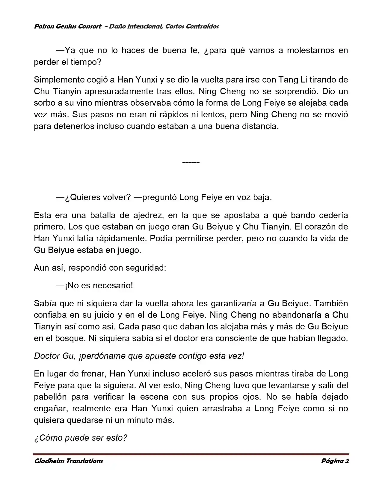 Poison Genious Consort (Novela) - Capítulo 375 - Página 3 - LectorTMOo