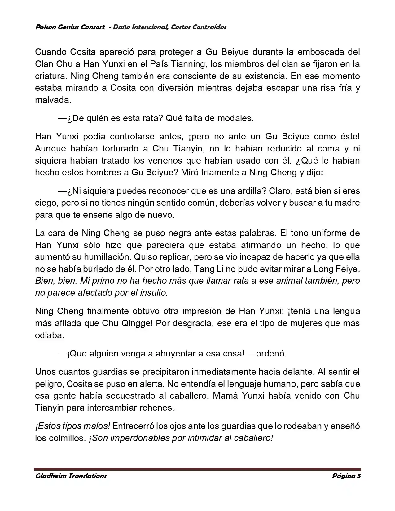 Poison Genious Consort (Novela) - Capítulo 375 - Página 6 - LectorTMOo