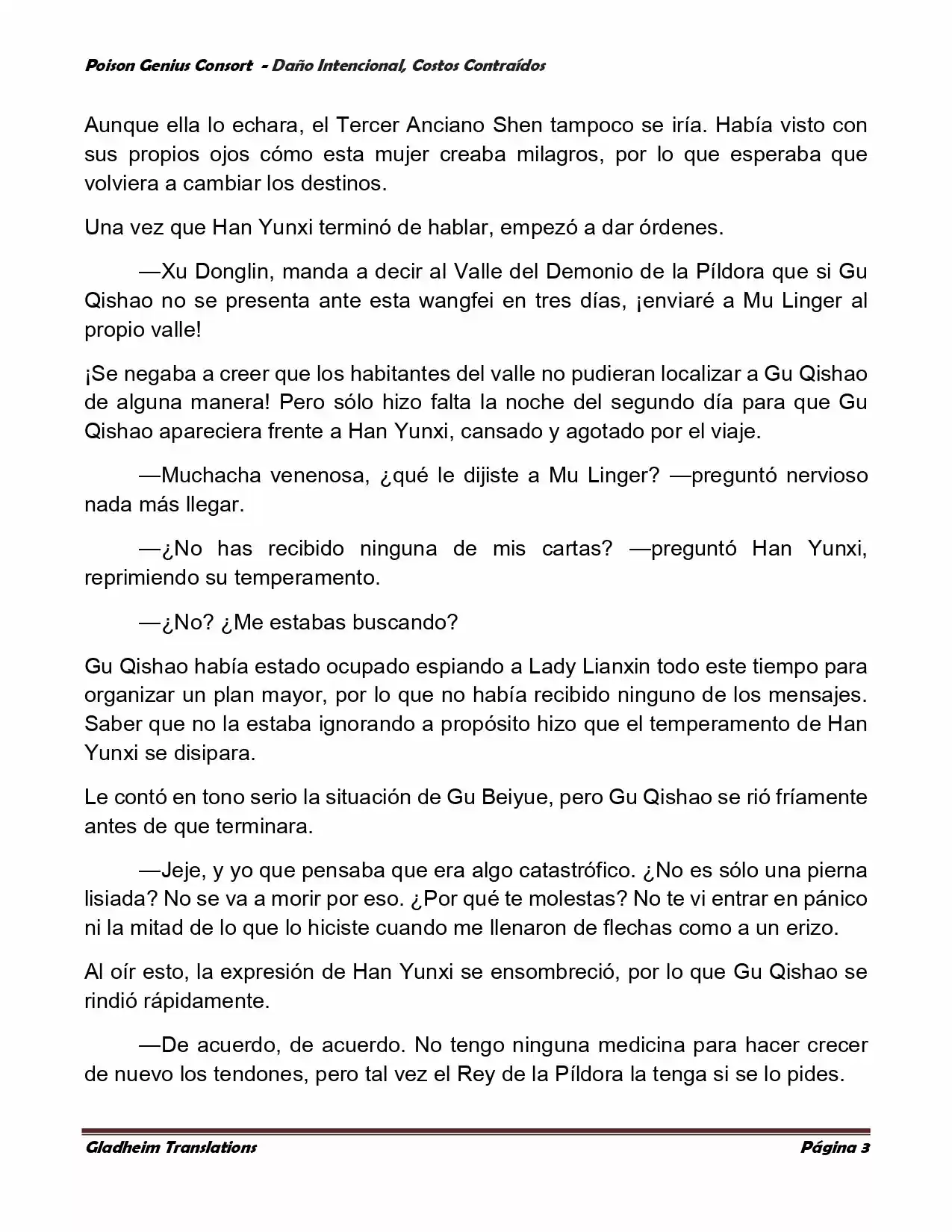 Poison Genious Consort (Novela) - Capítulo 376 - Página 3 - LectorTMOo