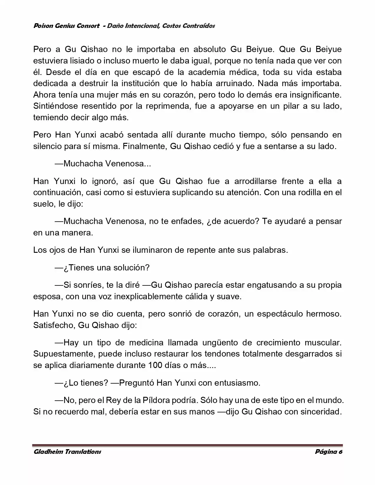 Poison Genious Consort (Novela) - Capítulo 376 - Página 6 - LectorTMOo