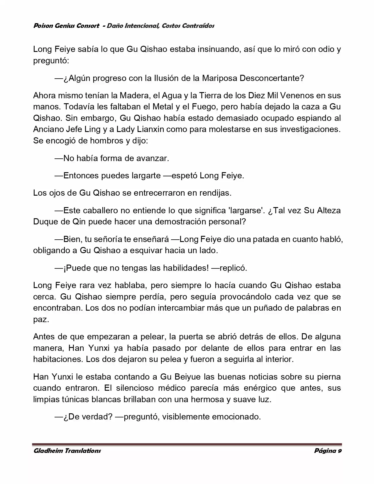 Poison Genious Consort (Novela) - Capítulo 376 - Página 9 - LectorTMOo
