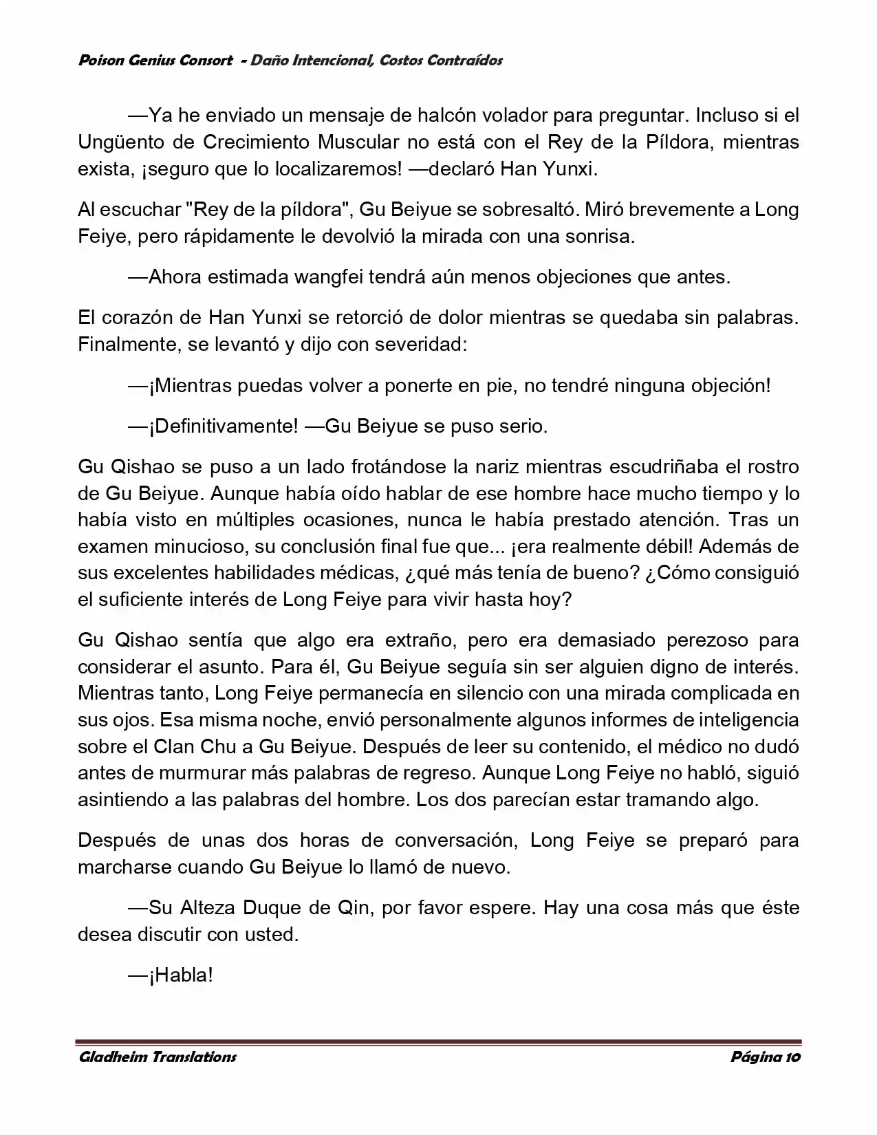 Poison Genious Consort (Novela) - Capítulo 376 - Página 10 - LectorTMOo