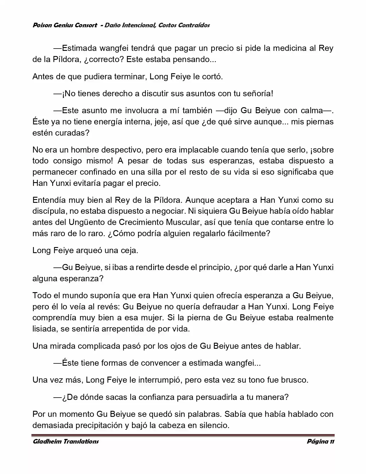 Poison Genious Consort (Novela) - Capítulo 376 - Página 11 - LectorTMOo