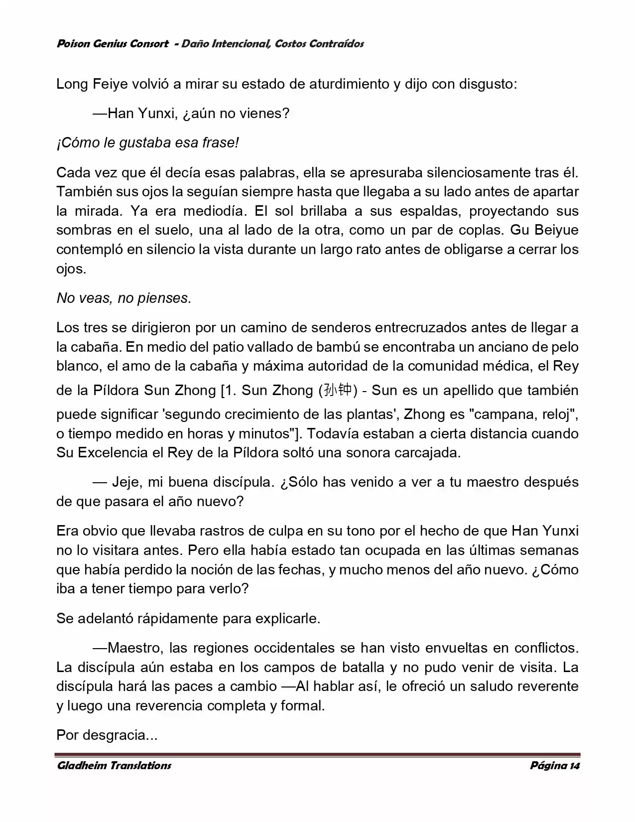 Poison Genious Consort (Novela) - Capítulo 376 - Página 14 - LectorTMOo