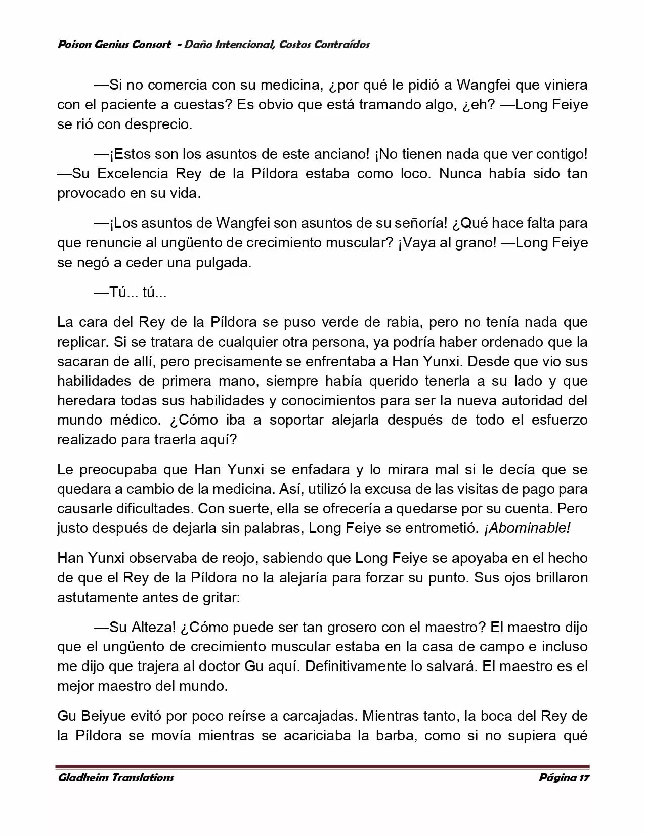 Poison Genious Consort (Novela) - Capítulo 376 - Página 17 - LectorTMOo