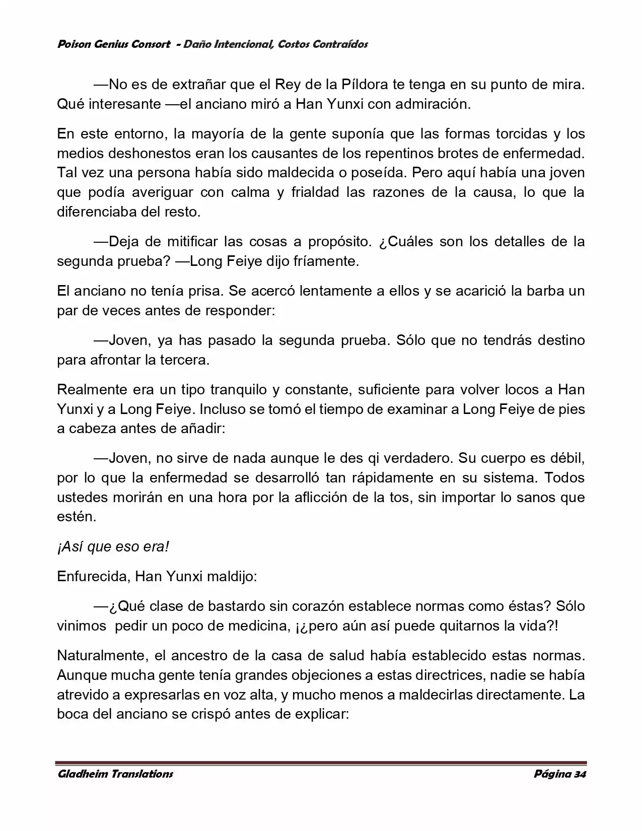 Poison Genious Consort (Novela) - Capítulo 376 - Página 34 - LectorTMOo