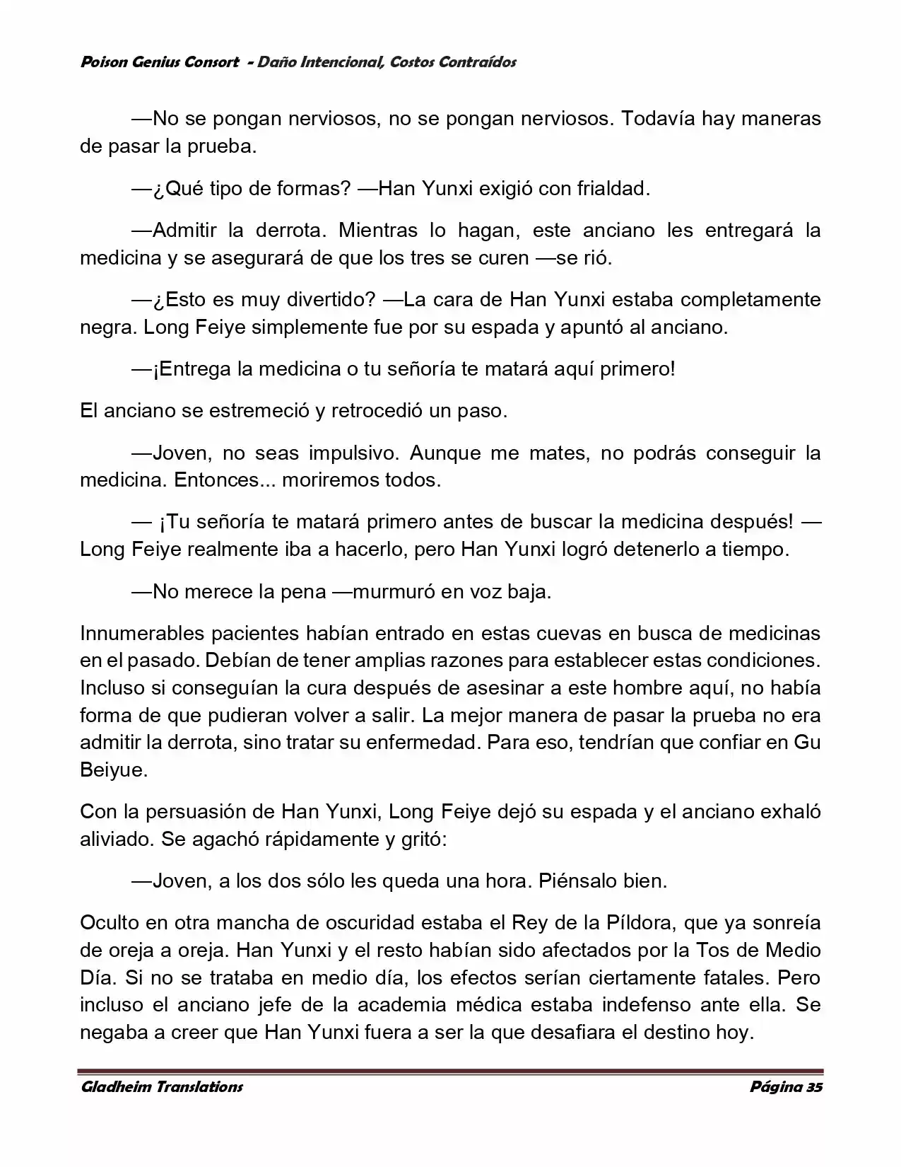 Poison Genious Consort (Novela) - Capítulo 376 - Página 35 - LectorTMOo