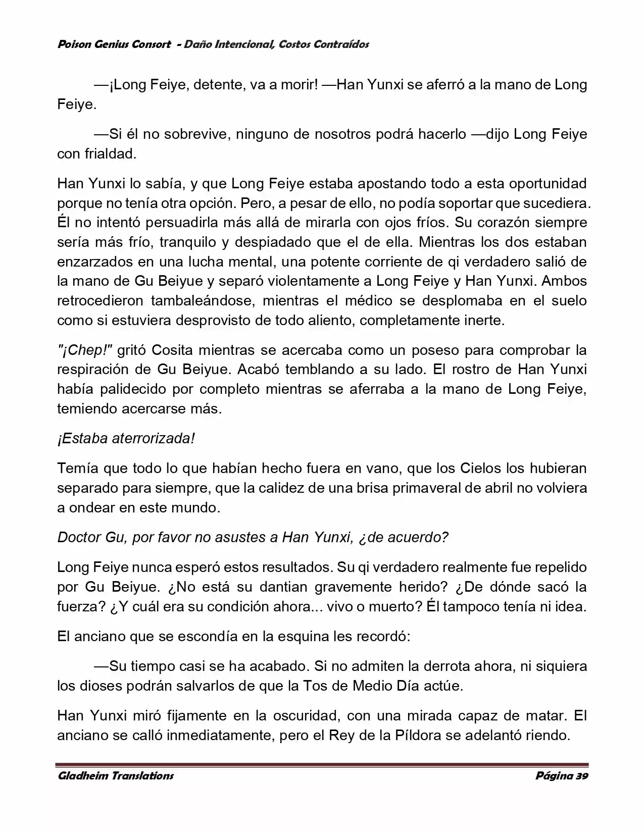 Poison Genious Consort (Novela) - Capítulo 376 - Página 39 - LectorTMOo