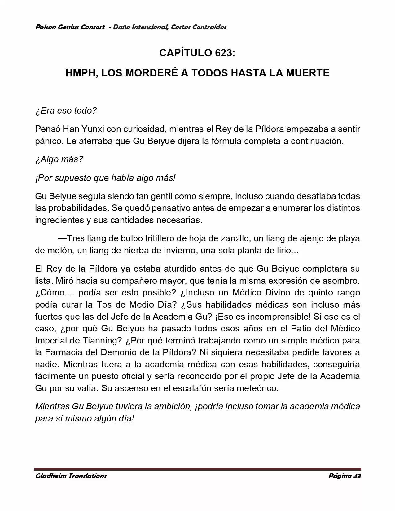 Poison Genious Consort (Novela) - Capítulo 376 - Página 43 - LectorTMOo