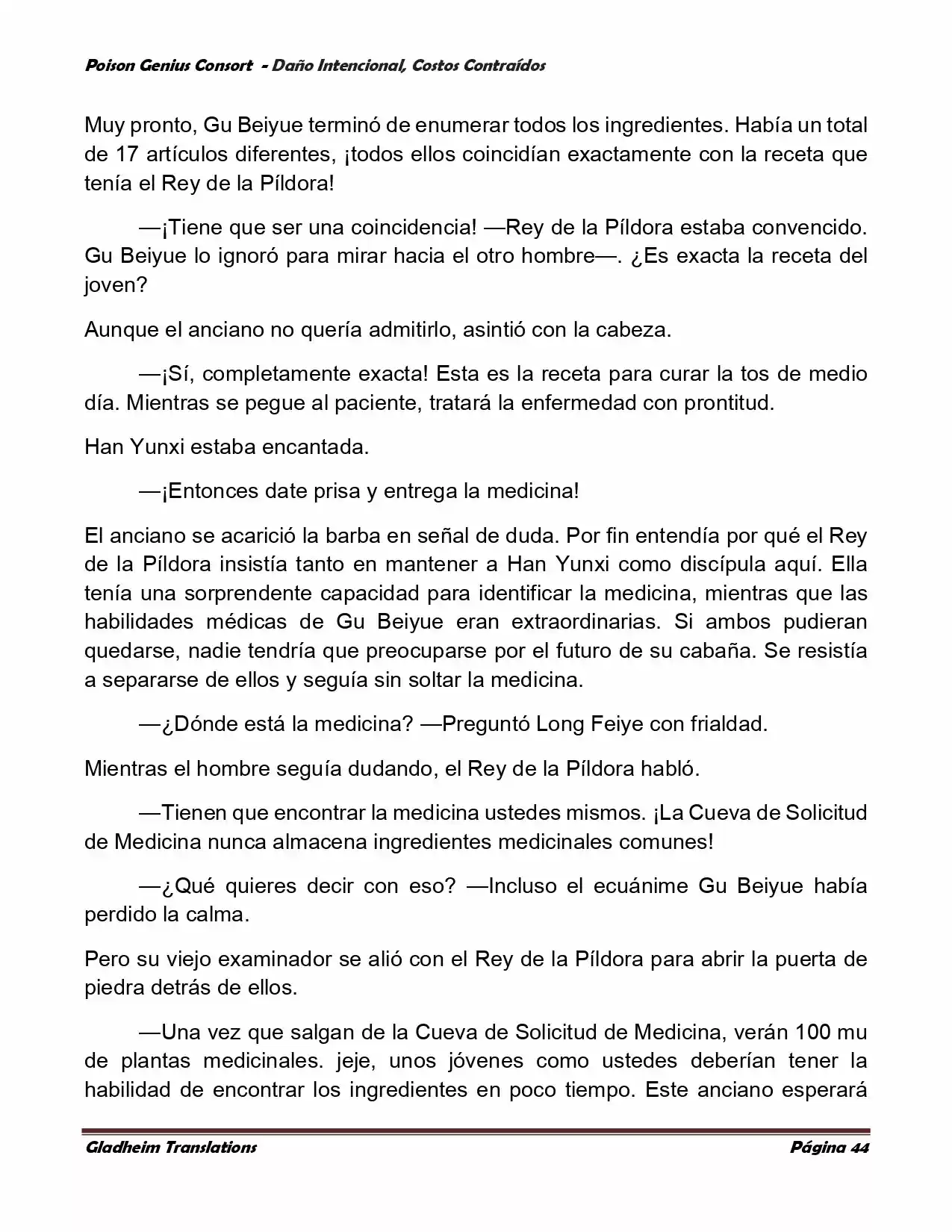 Poison Genious Consort (Novela) - Capítulo 376 - Página 44 - LectorTMOo