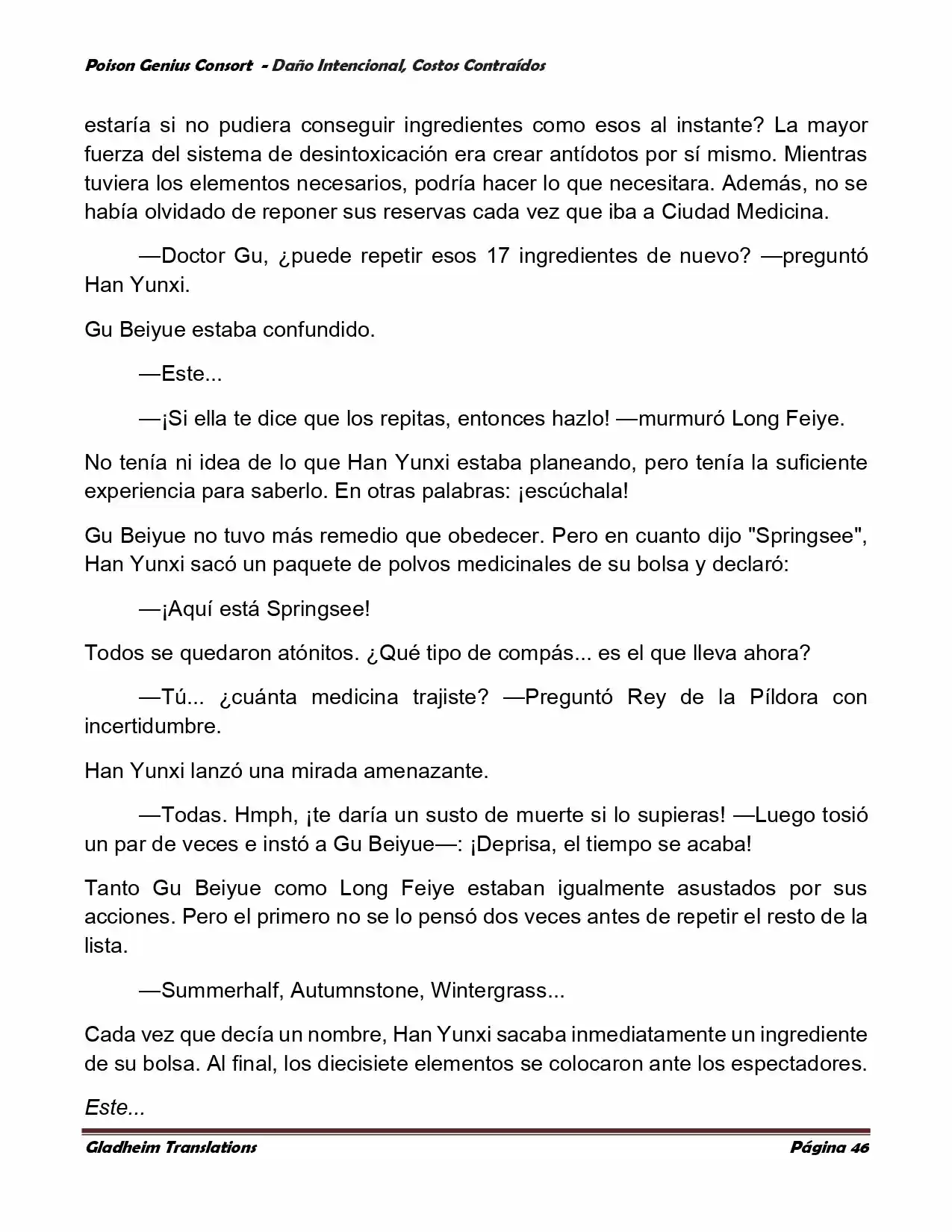 Poison Genious Consort (Novela) - Capítulo 376 - Página 46 - LectorTMOo