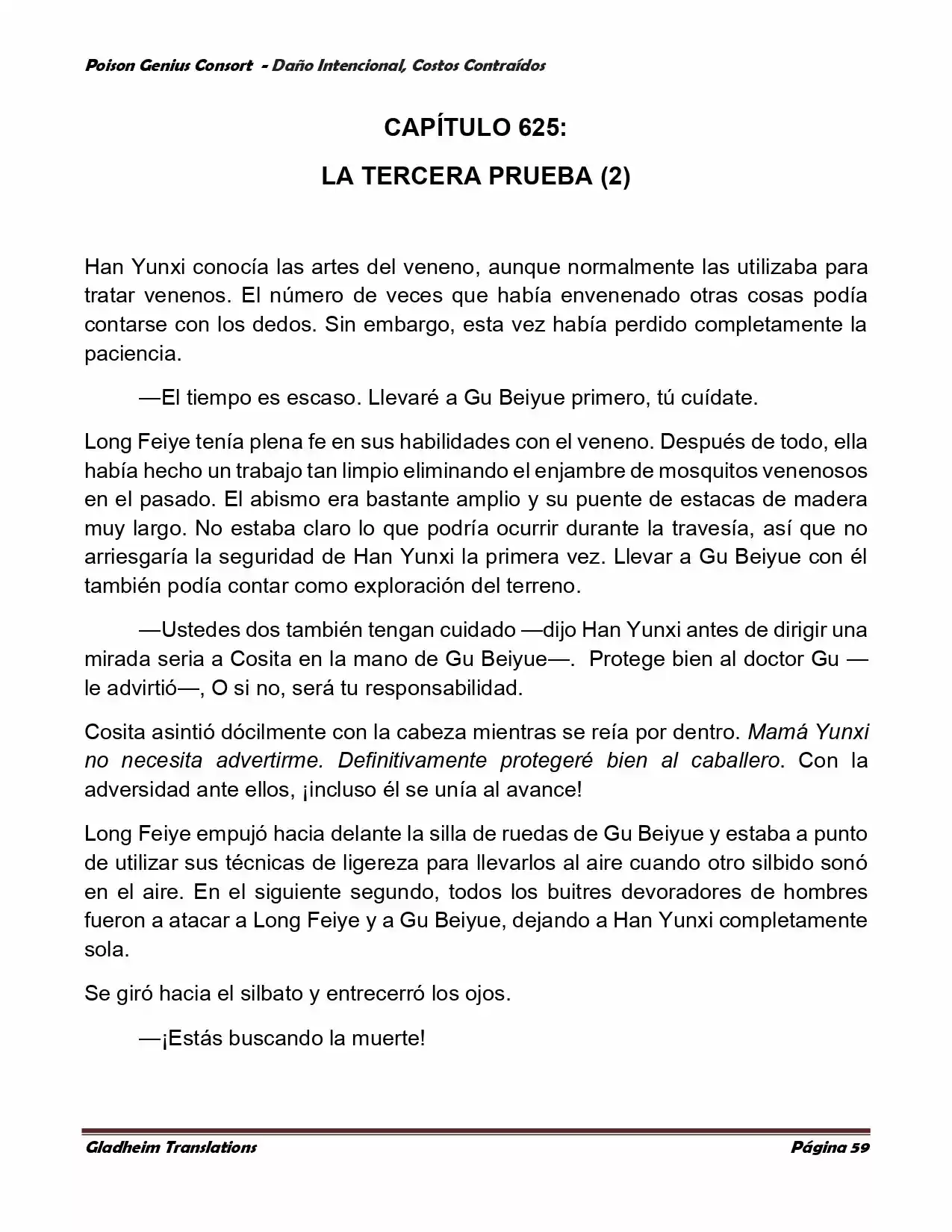 Poison Genious Consort (Novela) - Capítulo 376 - Página 59 - LectorTMOo