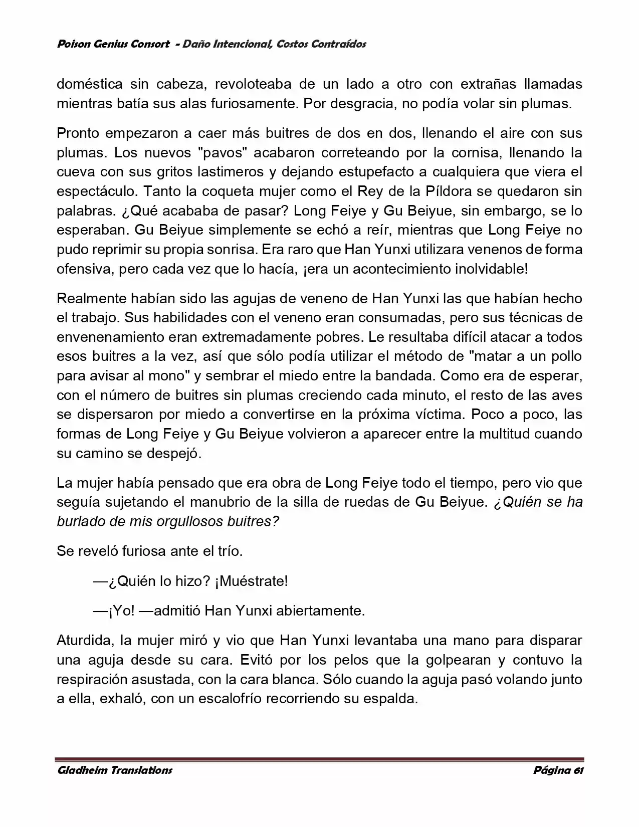 Poison Genious Consort (Novela) - Capítulo 376 - Página 61 - LectorTMOo