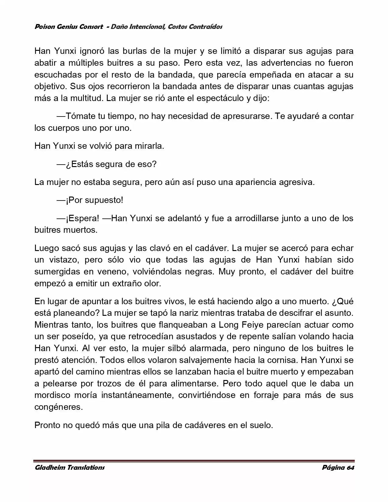 Poison Genious Consort (Novela) - Capítulo 376 - Página 64 - LectorTMOo