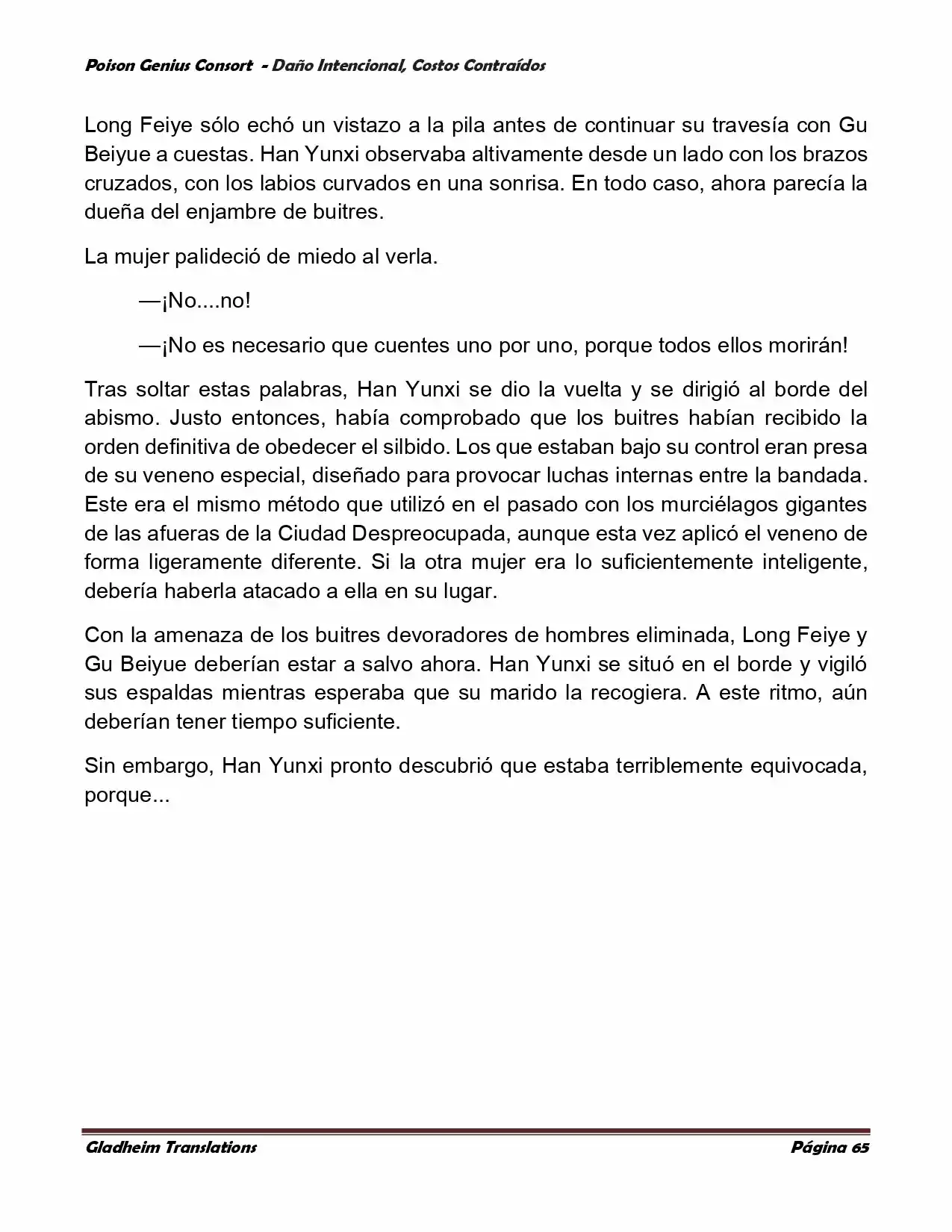 Poison Genious Consort (Novela) - Capítulo 376 - Página 65 - LectorTMOo