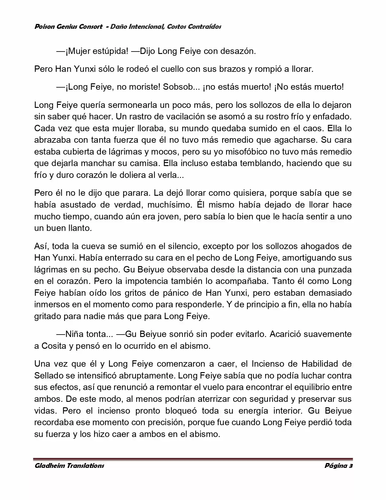 Poison Genious Consort (Novela) - Capítulo 377 - Página 3 - LectorTMOo