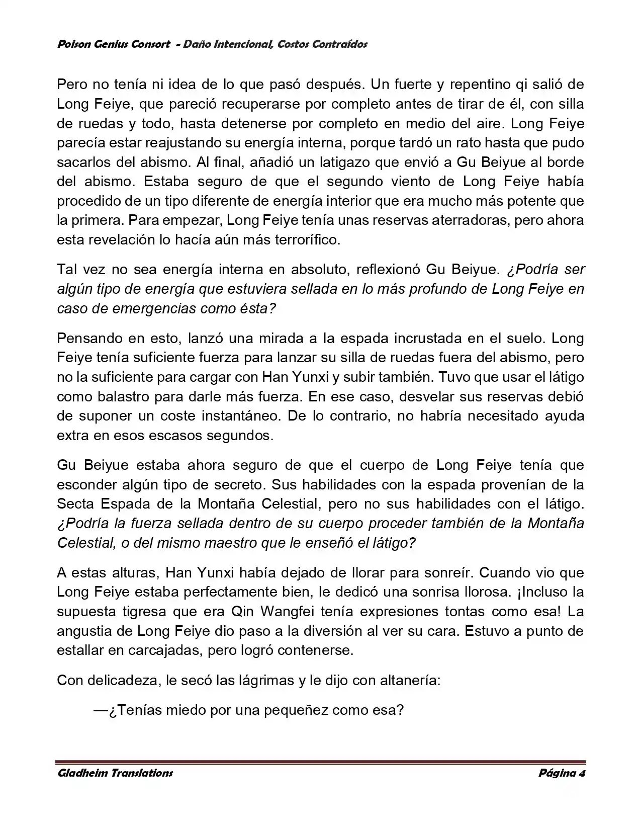 Poison Genious Consort (Novela) - Capítulo 377 - Página 4 - LectorTMOo