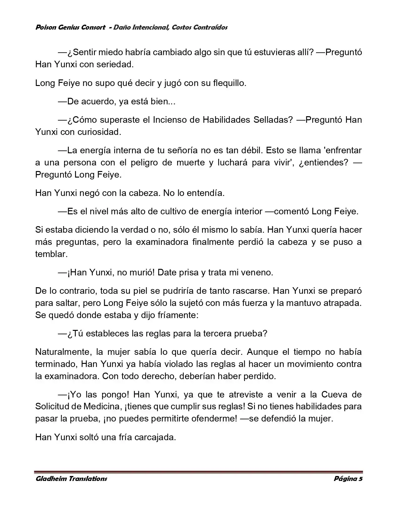 Poison Genious Consort (Novela) - Capítulo 377 - Página 5 - LectorTMOo