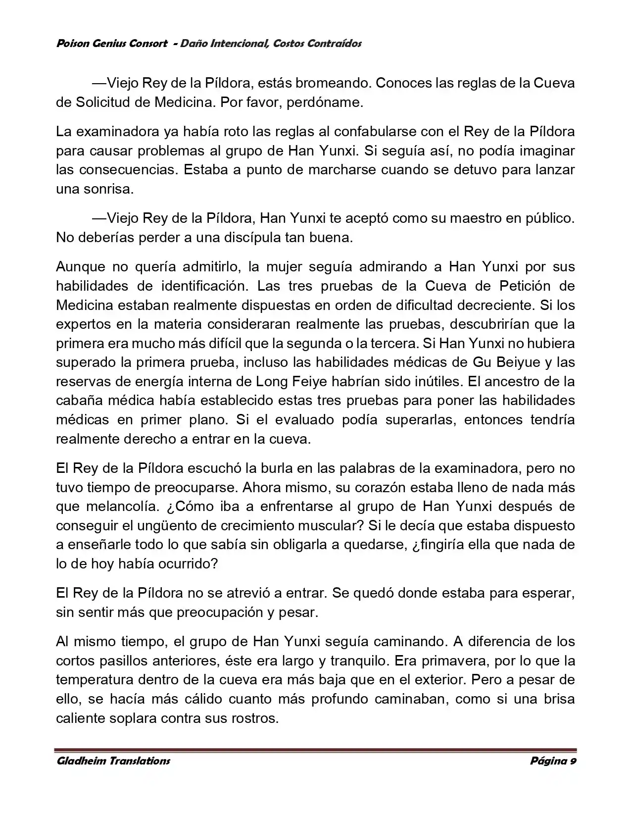 Poison Genious Consort (Novela) - Capítulo 377 - Página 9 - LectorTMOo