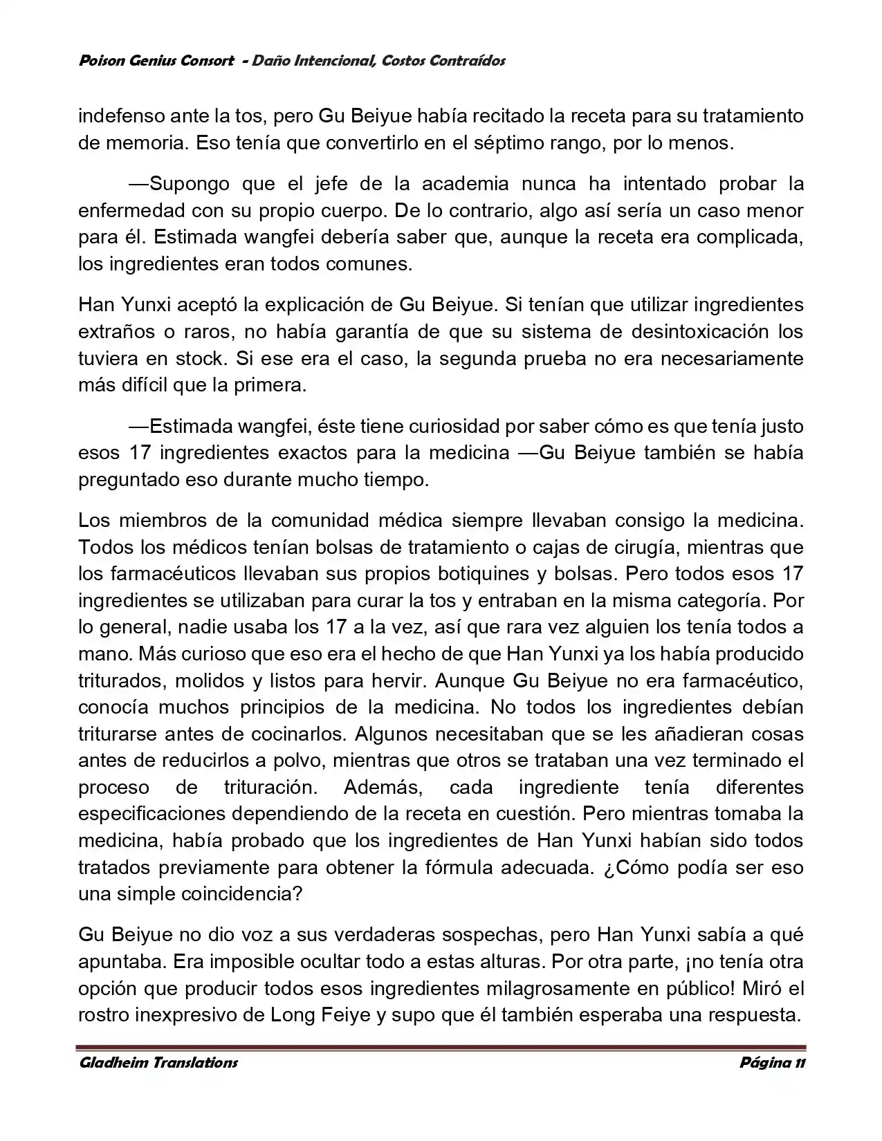 Poison Genious Consort (Novela) - Capítulo 377 - Página 11 - LectorTMOo