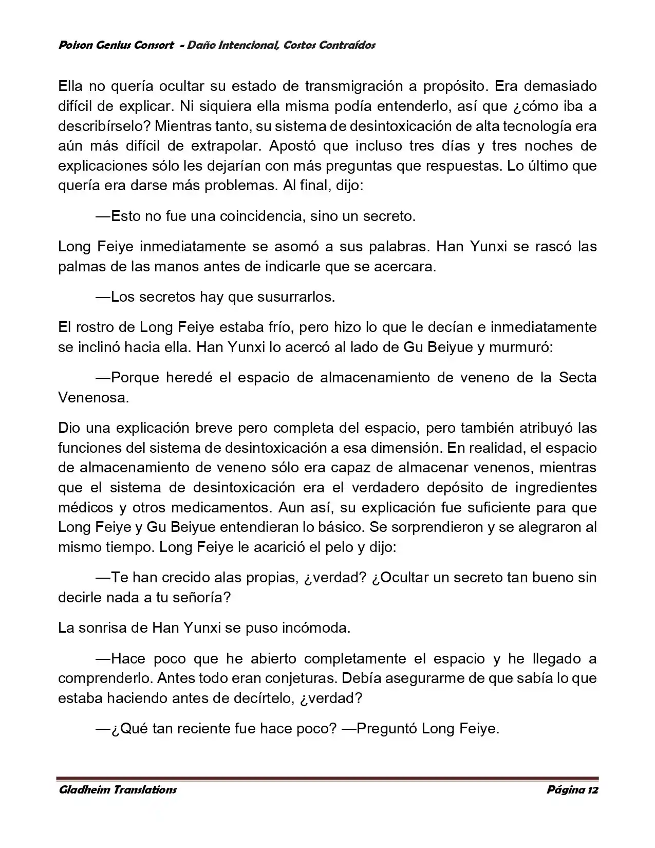 Poison Genious Consort (Novela) - Capítulo 377 - Página 12 - LectorTMOo