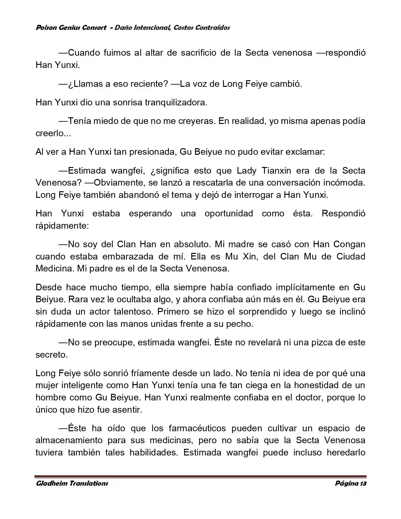 Poison Genious Consort (Novela) - Capítulo 377 - Página 13 - LectorTMOo