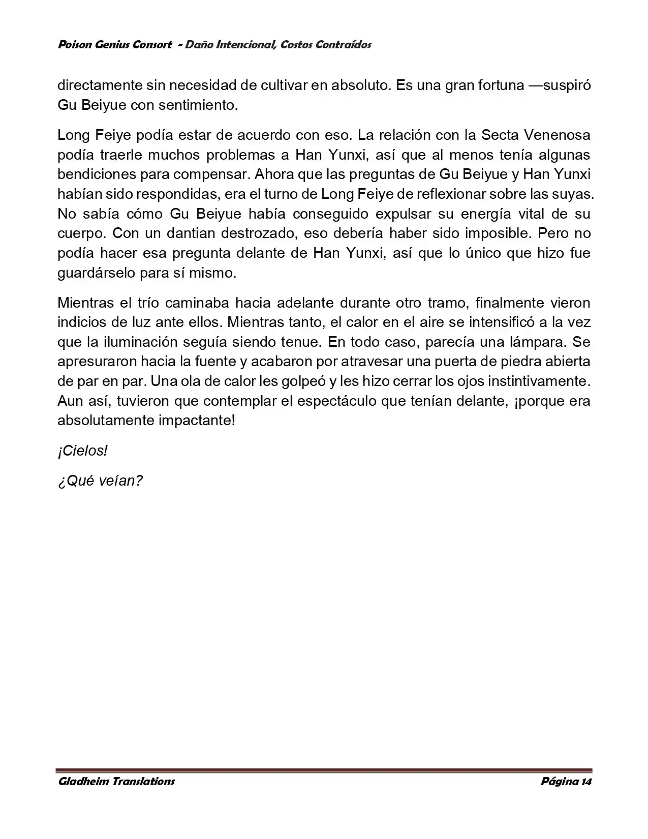 Poison Genious Consort (Novela) - Capítulo 377 - Página 14 - LectorTMOo