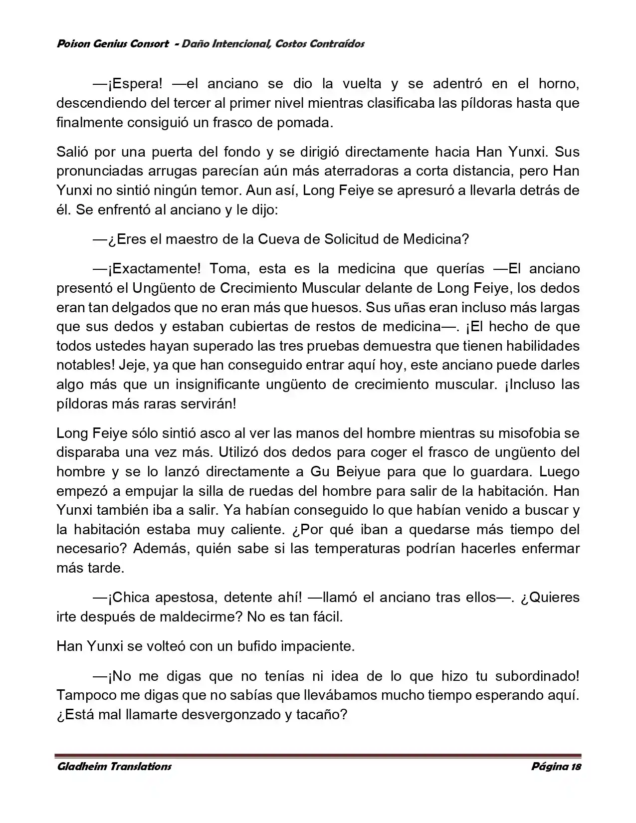 Poison Genious Consort (Novela) - Capítulo 377 - Página 18 - LectorTMOo