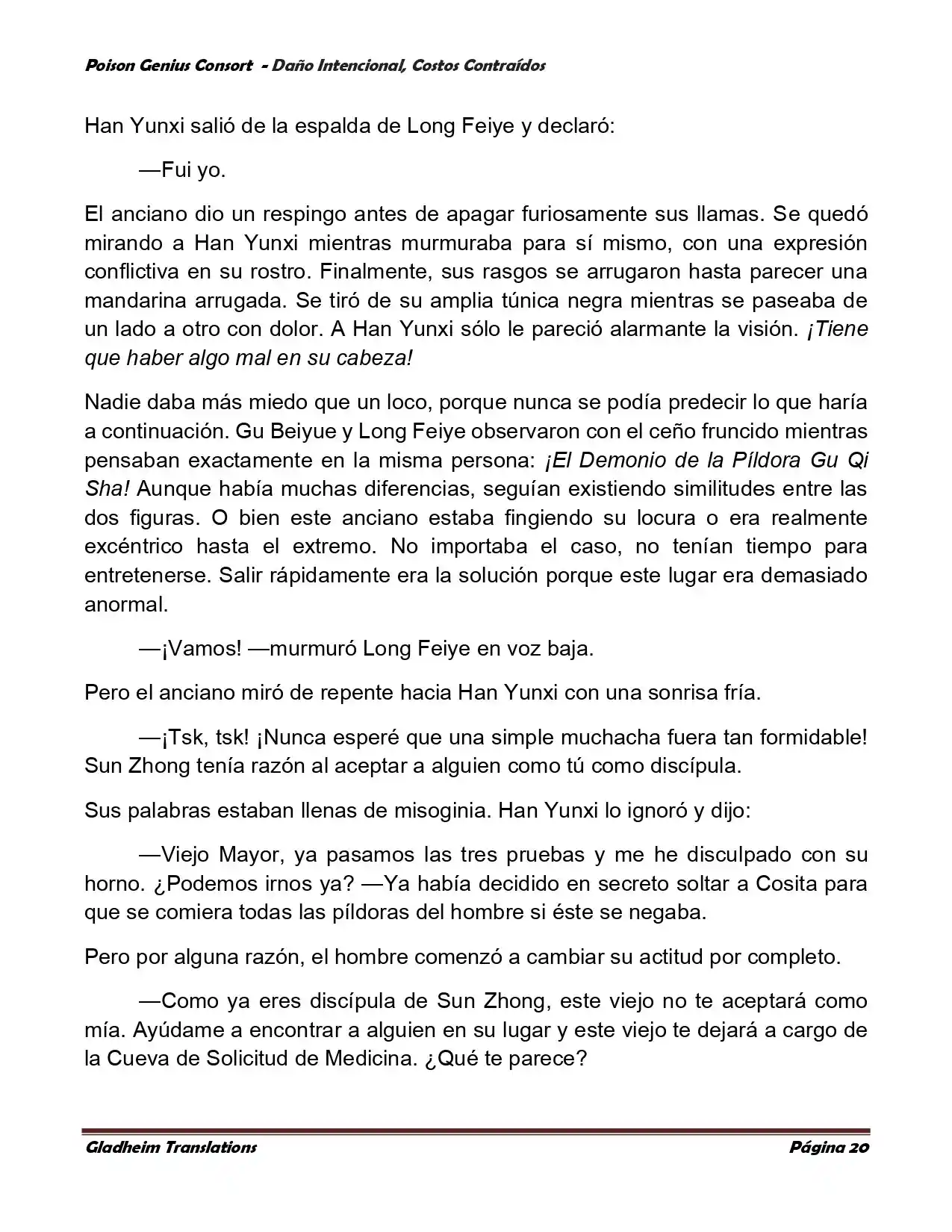 Poison Genious Consort (Novela) - Capítulo 377 - Página 20 - LectorTMOo