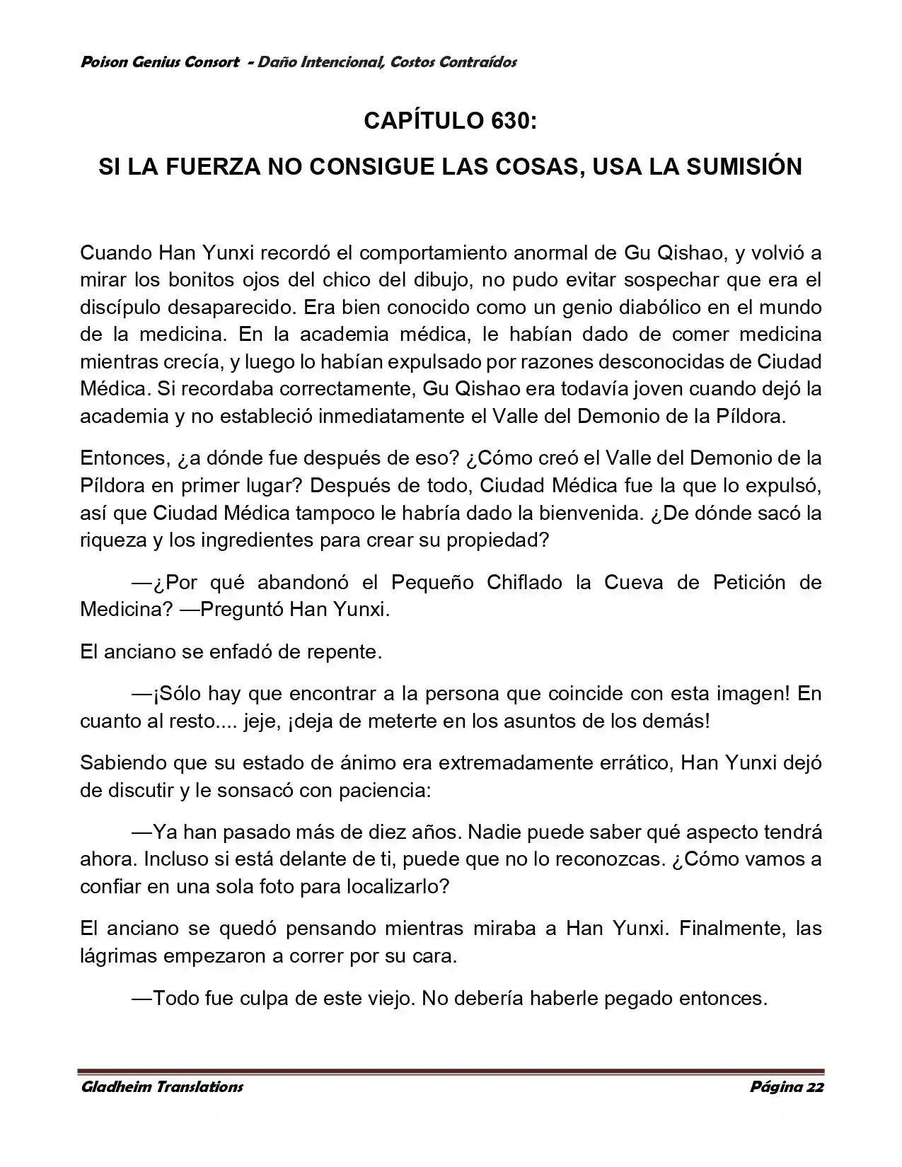 Poison Genious Consort (Novela) - Capítulo 377 - Página 22 - LectorTMOo