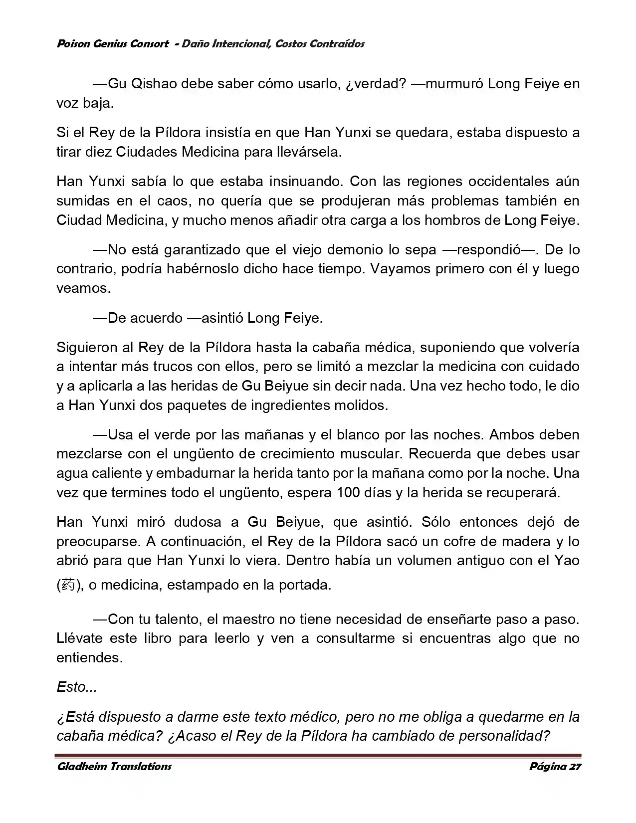 Poison Genious Consort (Novela) - Capítulo 377 - Página 27 - LectorTMOo