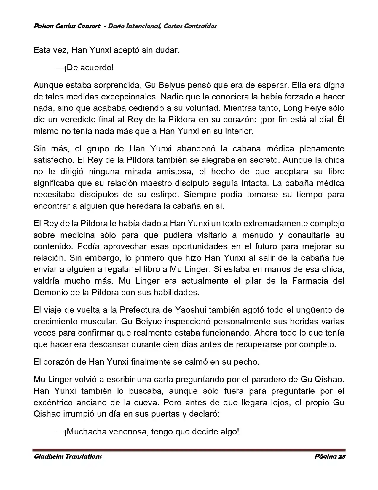 Poison Genious Consort (Novela) - Capítulo 377 - Página 28 - LectorTMOo