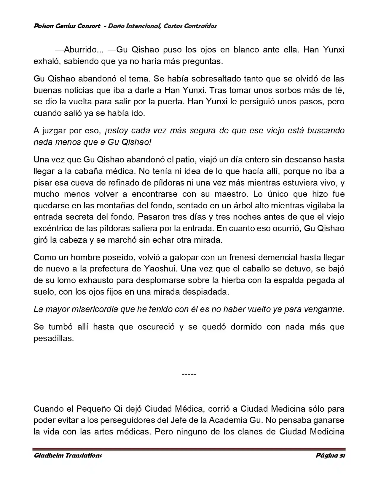 Poison Genious Consort (Novela) - Capítulo 377 - Página 31 - LectorTMOo