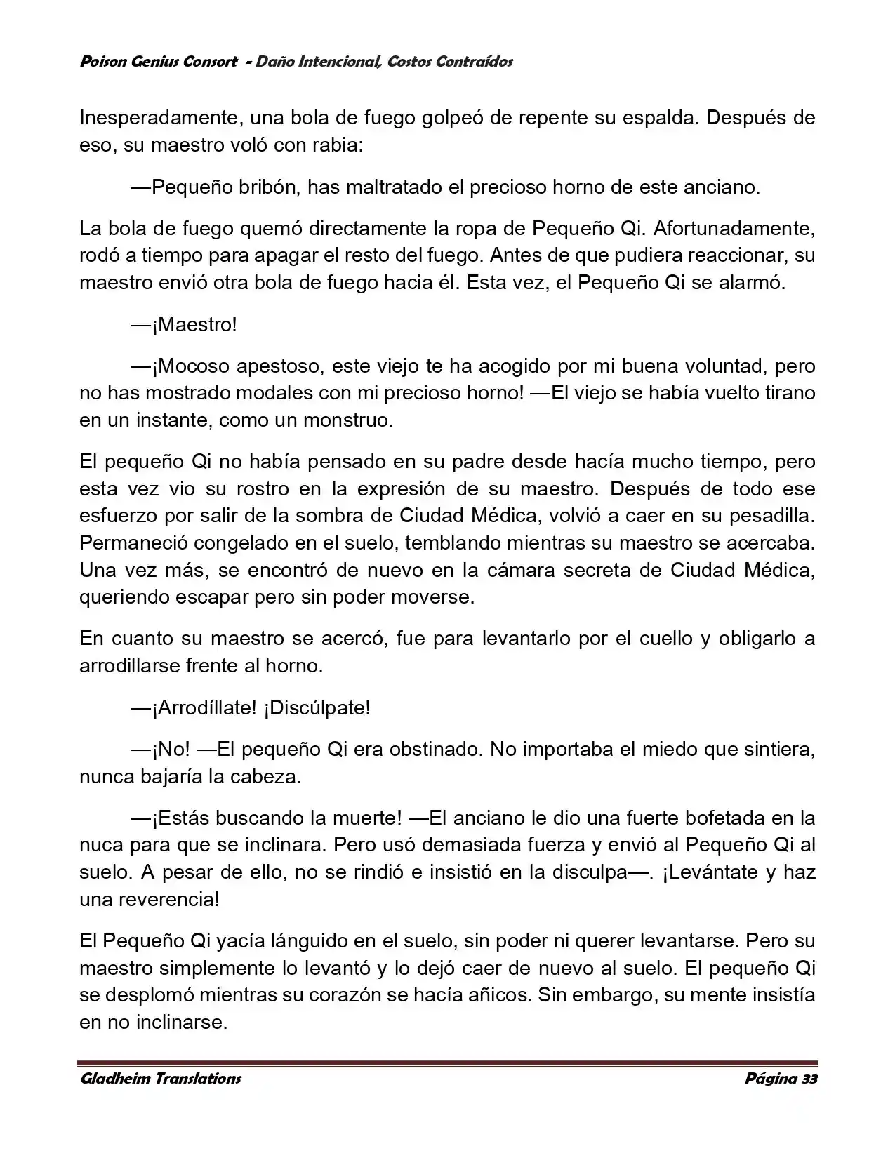 Poison Genious Consort (Novela) - Capítulo 377 - Página 33 - LectorTMOo