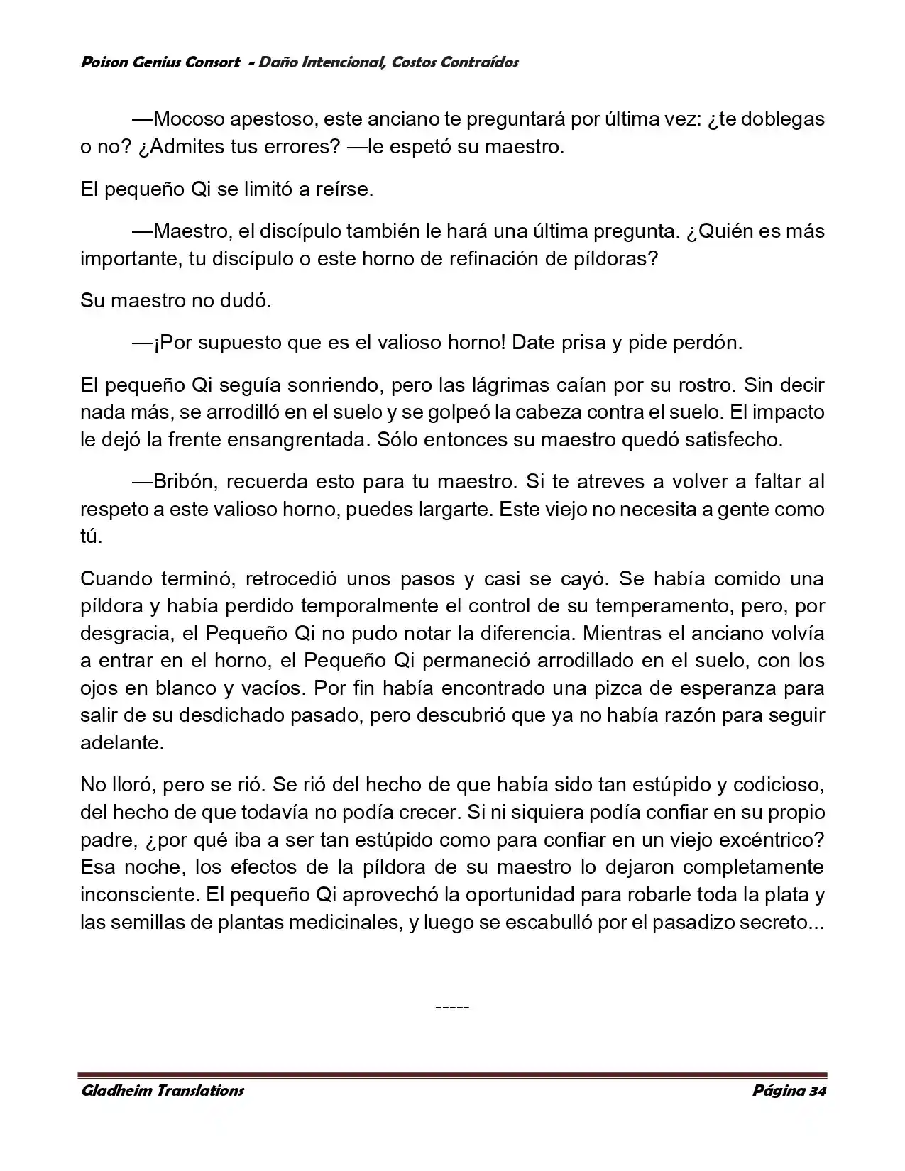 Poison Genious Consort (Novela) - Capítulo 377 - Página 34 - LectorTMOo
