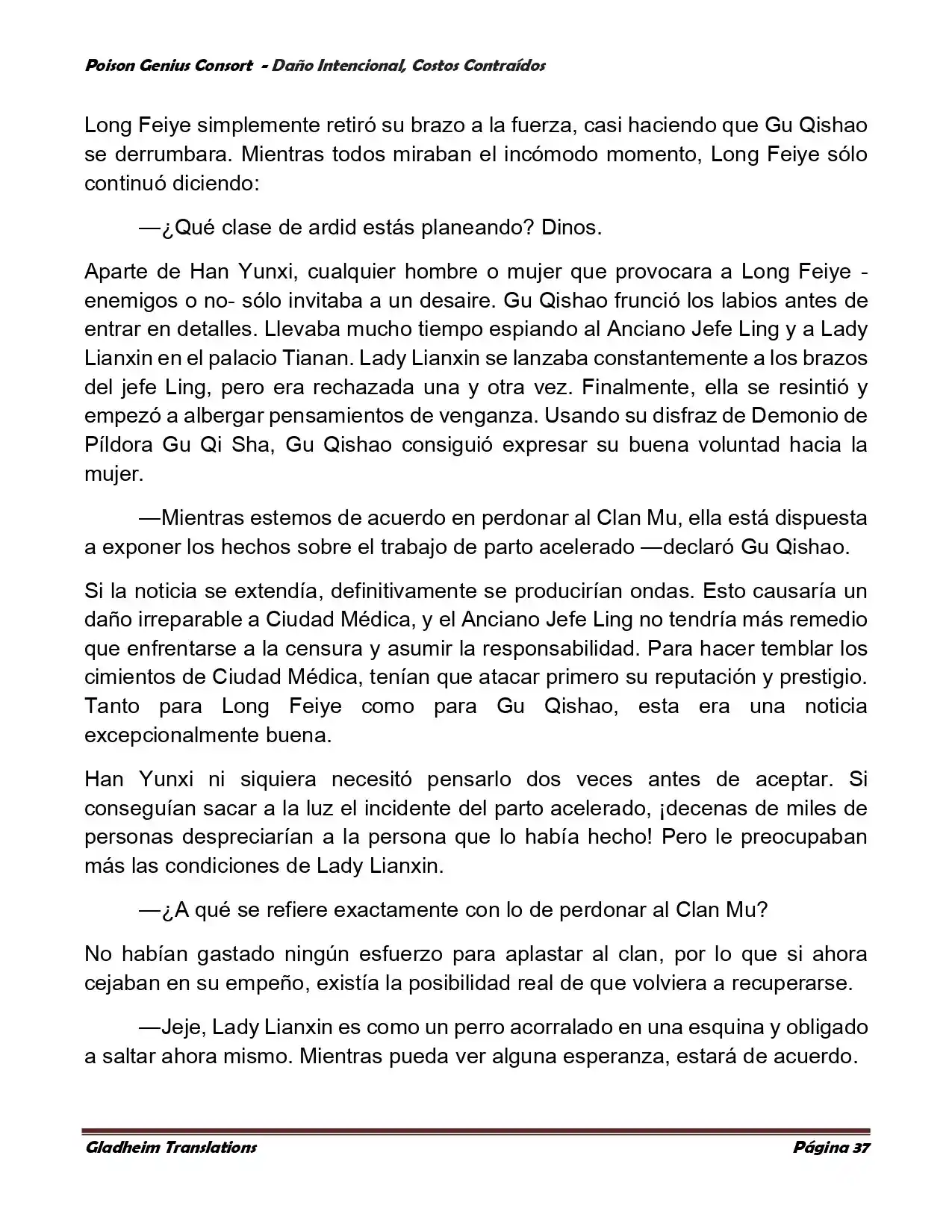Poison Genious Consort (Novela) - Capítulo 377 - Página 37 - LectorTMOo