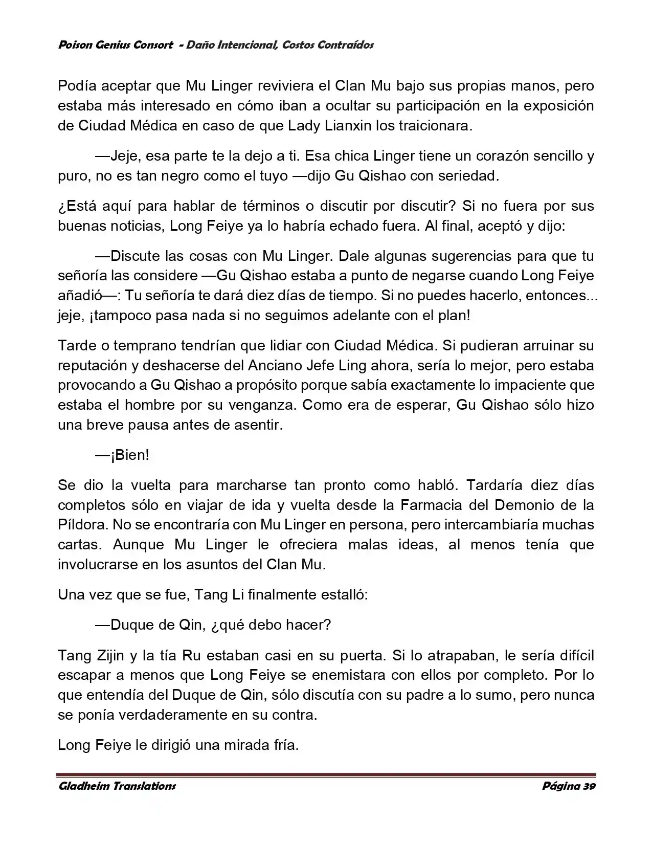 Poison Genious Consort (Novela) - Capítulo 377 - Página 39 - LectorTMOo