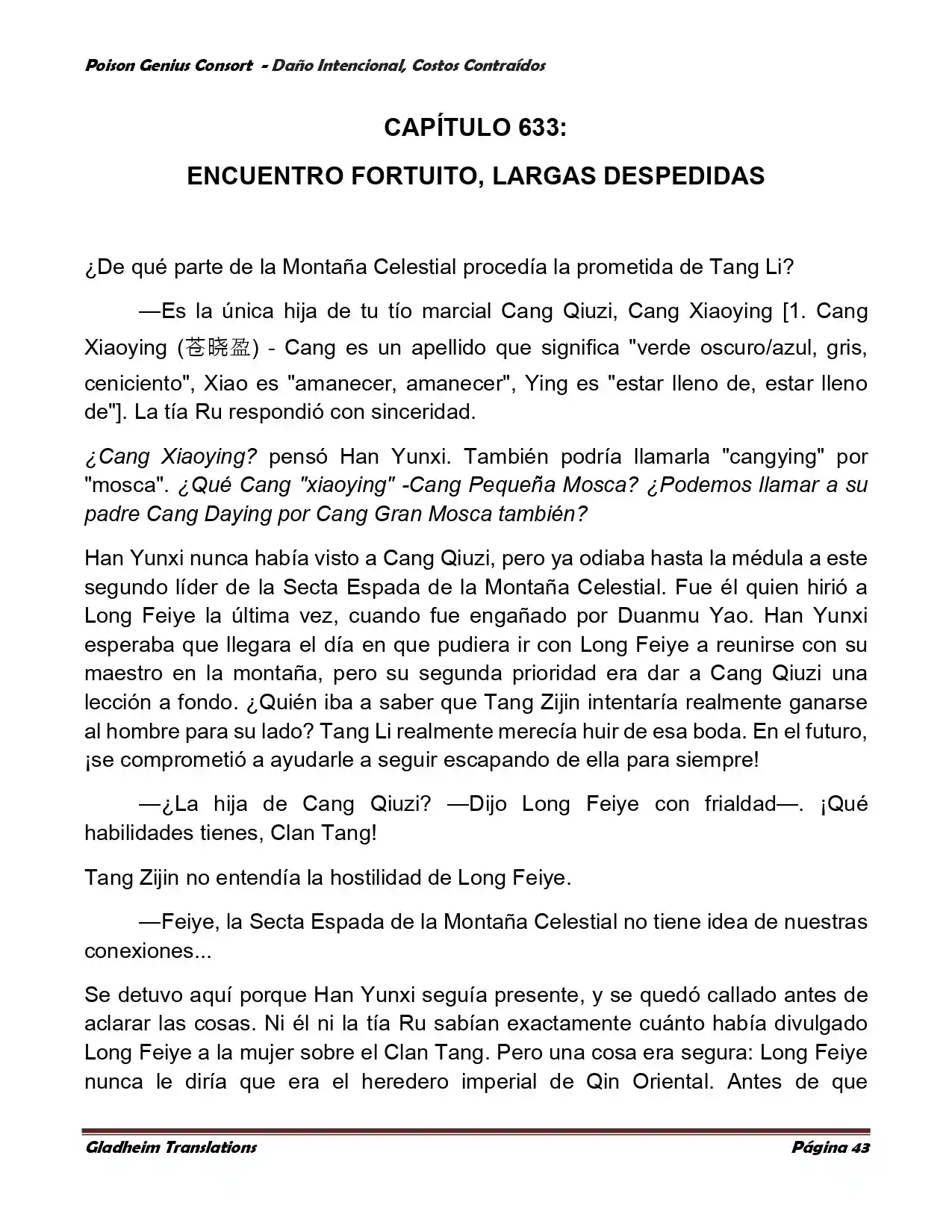 Poison Genious Consort (Novela) - Capítulo 377 - Página 43 - LectorTMOo