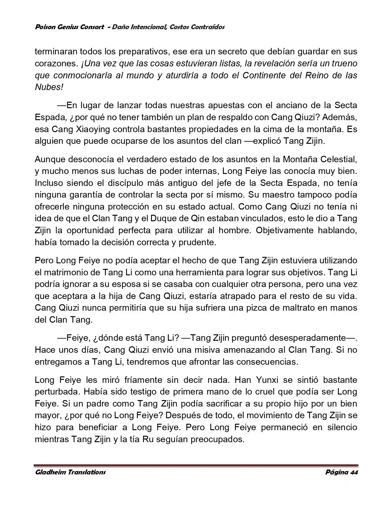 Poison Genious Consort (Novela) - Capítulo 377 - Página 44 - LectorTMOo
