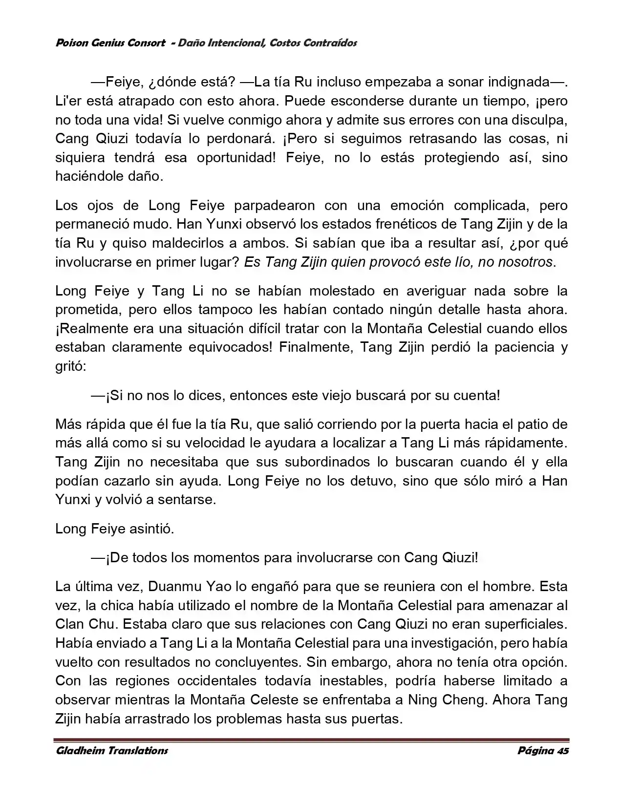 Poison Genious Consort (Novela) - Capítulo 377 - Página 45 - LectorTMOo