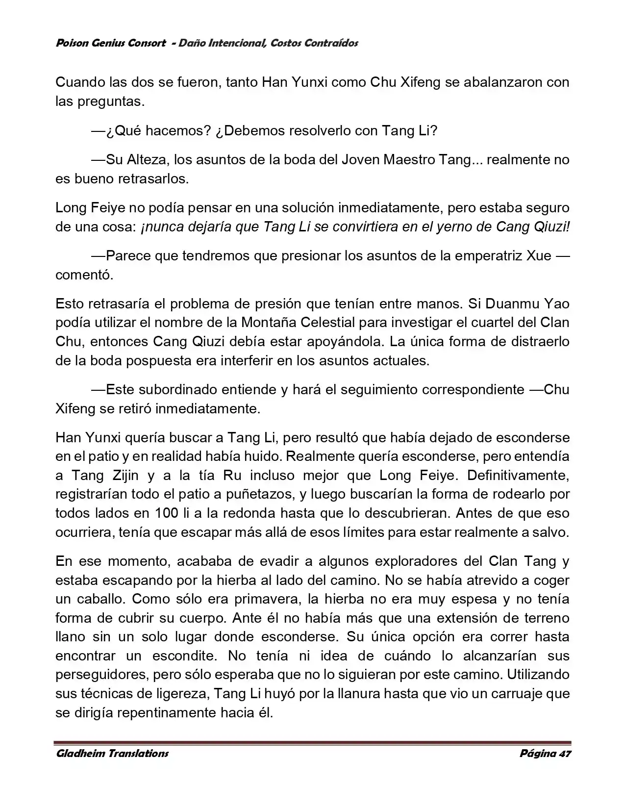Poison Genious Consort (Novela) - Capítulo 377 - Página 47 - LectorTMOo