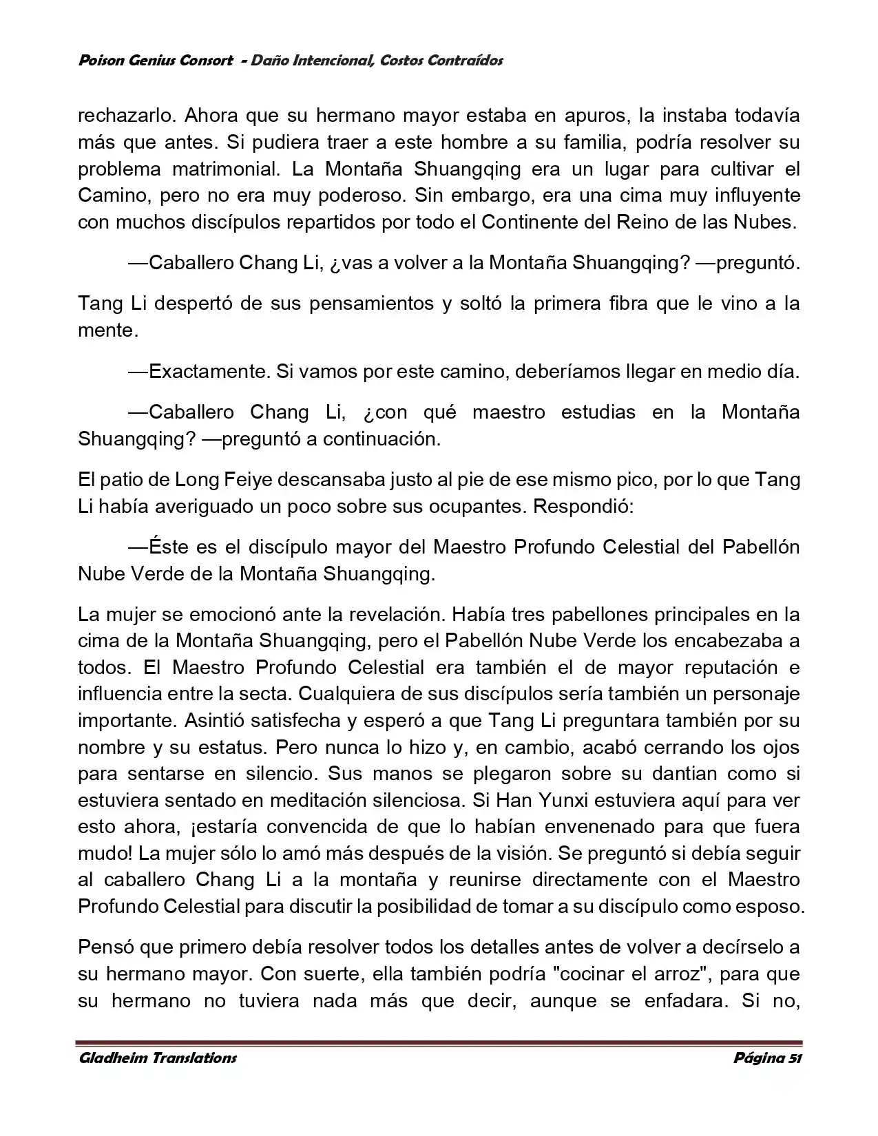 Poison Genious Consort (Novela) - Capítulo 377 - Página 51 - LectorTMOo