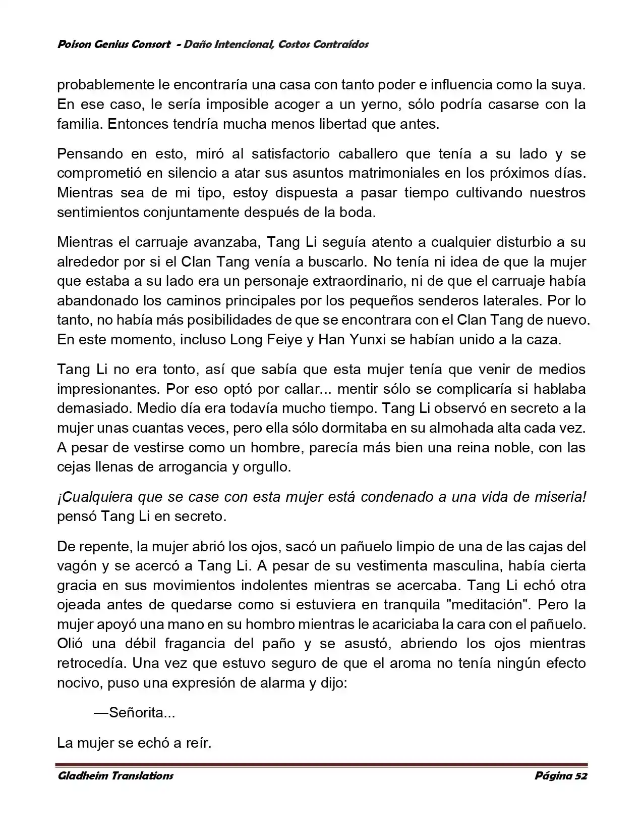 Poison Genious Consort (Novela) - Capítulo 377 - Página 52 - LectorTMOo