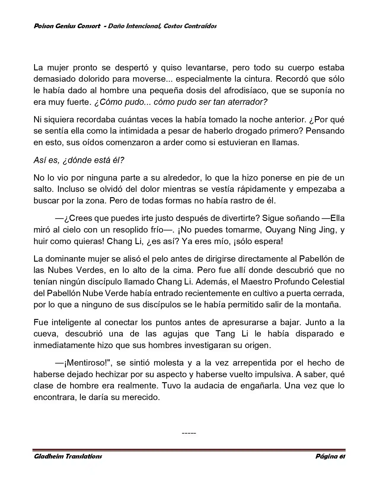 Poison Genious Consort (Novela) - Capítulo 377 - Página 61 - LectorTMOo