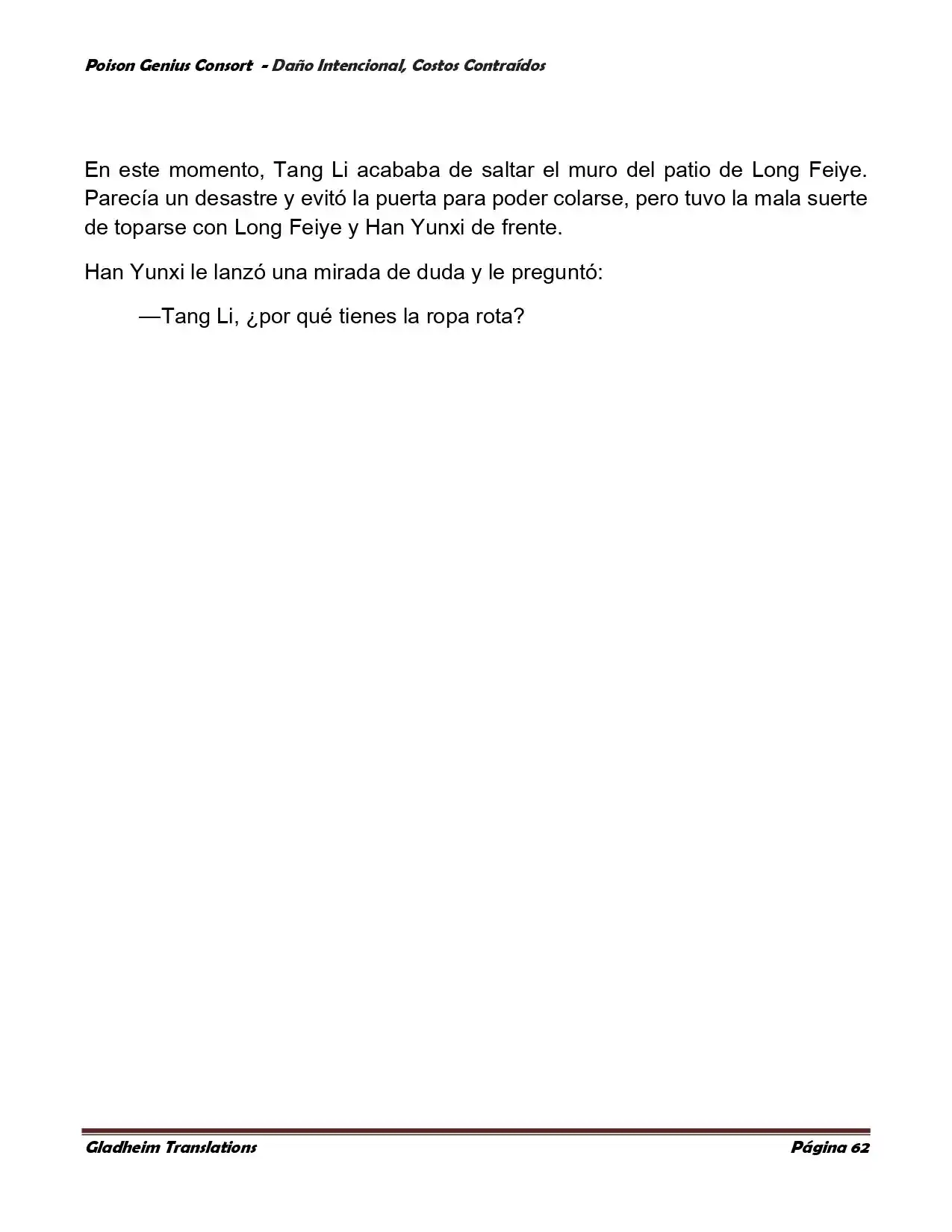 Poison Genious Consort (Novela) - Capítulo 377 - Página 62 - LectorTMOo