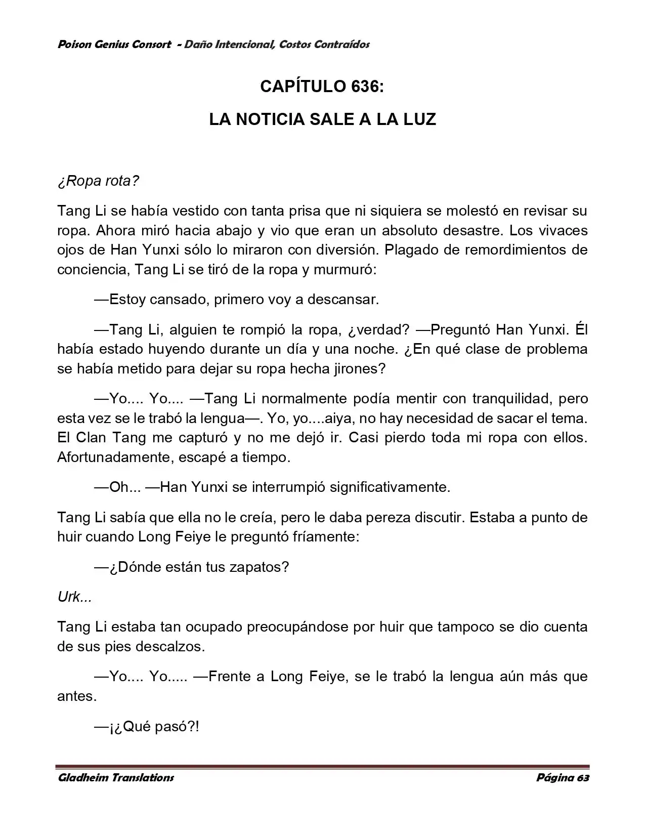 Poison Genious Consort (Novela) - Capítulo 377 - Página 63 - LectorTMOo