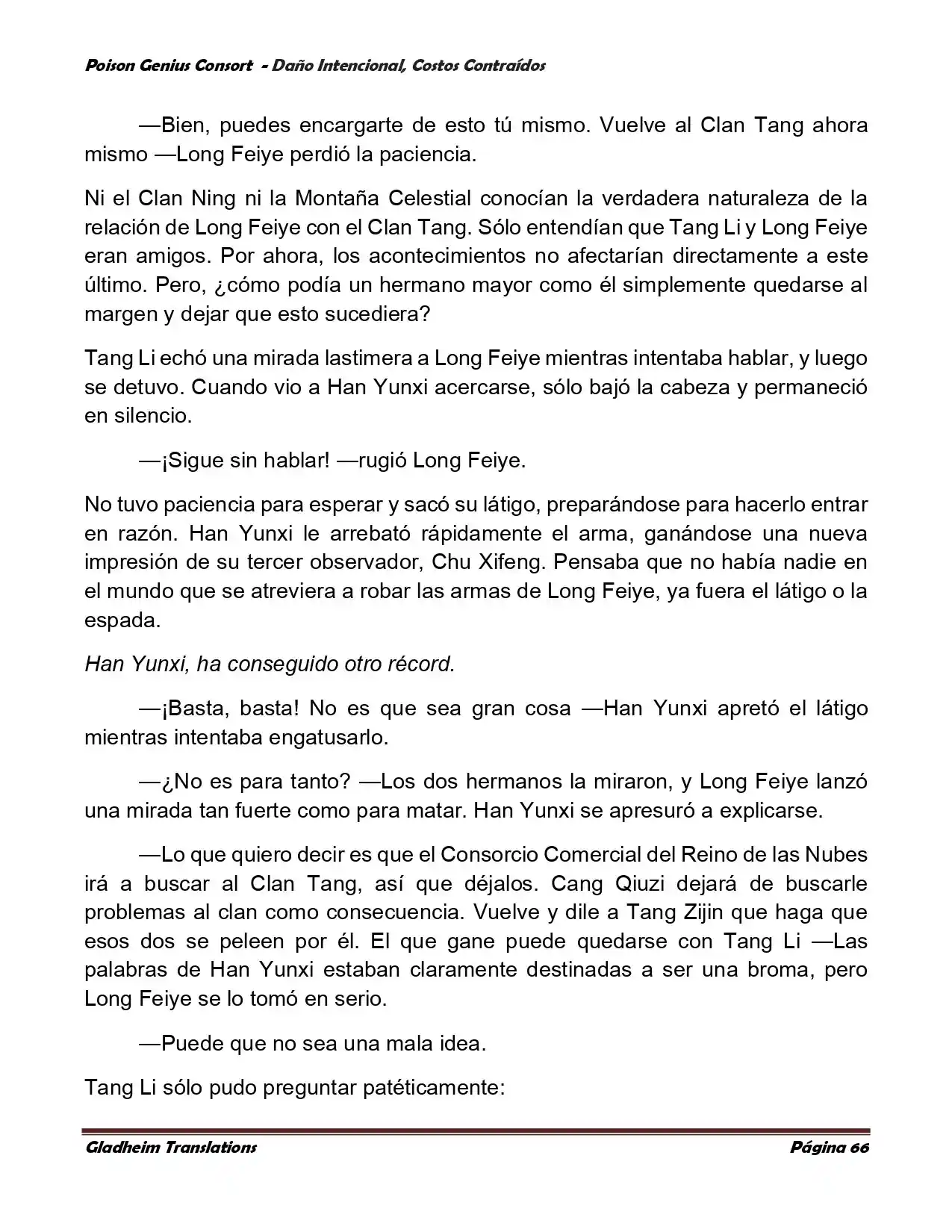 Poison Genious Consort (Novela) - Capítulo 377 - Página 66 - LectorTMOo