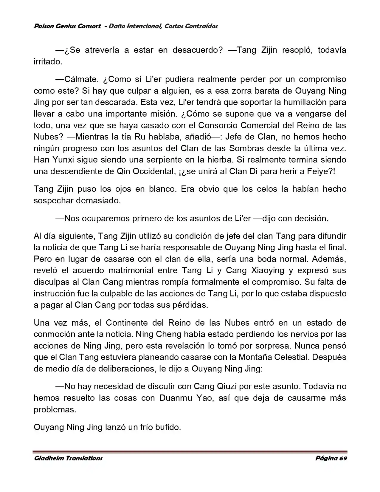 Poison Genious Consort (Novela) - Capítulo 377 - Página 69 - LectorTMOo