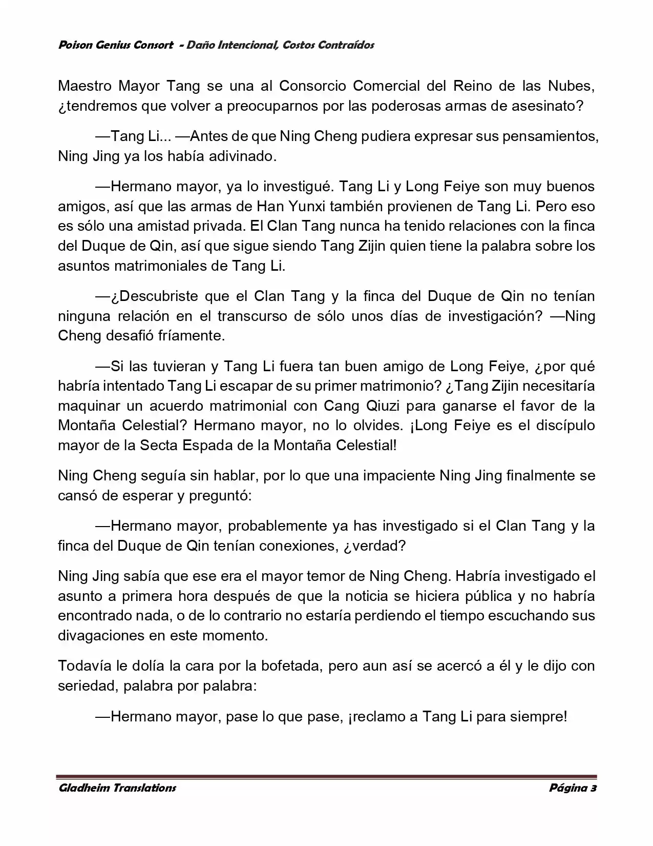 Poison Genious Consort (Novela) - Capítulo 378 - Página 3 - LectorTMOo